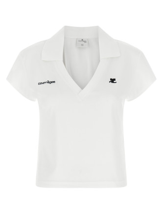 Поло COURREGES 'Sports Cropped'