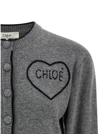 Свитер, кардиган CHLOÉ Embroidery cardigan (CH26SMC08710012) #