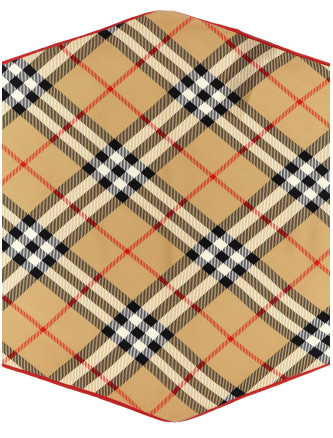 Шарф, платок BURBERRY Check silk scarf (8116998SAND) #