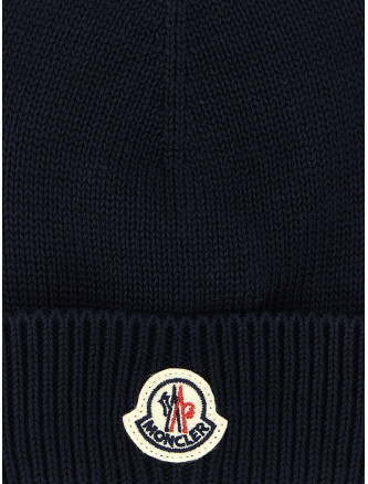 Шляпа MONCLER ENFANT Logo patch beanie (L19513B00006M2861742) #
