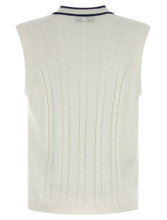 Cotton braided vest #