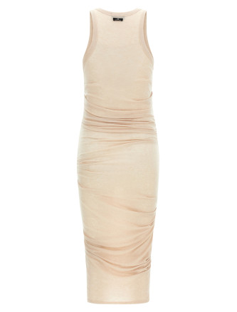 Logo embroidery dress #