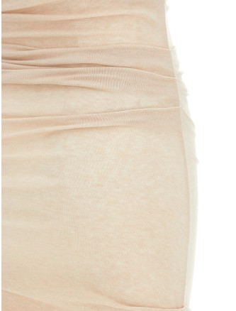 Logo embroidery dress #