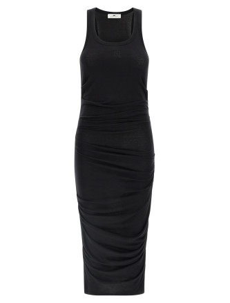 Logo embroidery dress