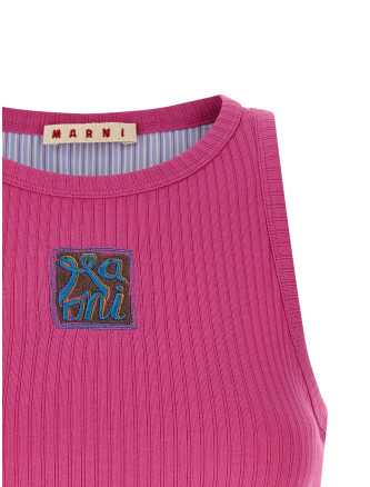 Logo patch tank top #