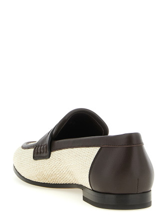 Raffia loafers #