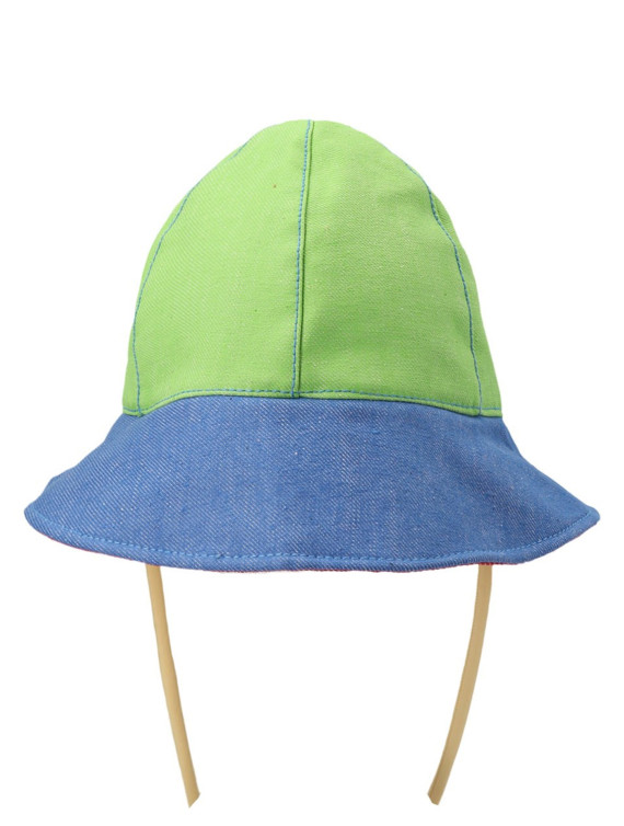 Multicolor denim bucket hat #1