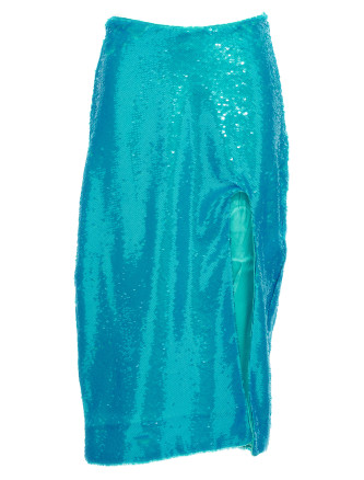 Sequin midi skirt