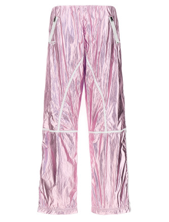 Laminated track pants
