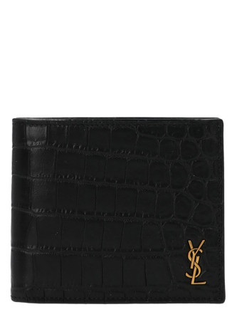 Кошелек, кардхолдер SAINT LAURENT 'Monogram east/west'