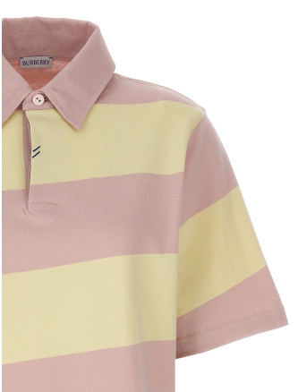 Logo striped polo shirt #