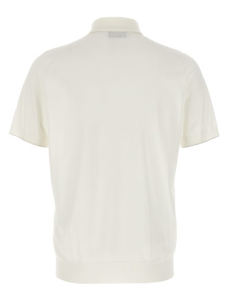 Stretch cotton polo shirt #