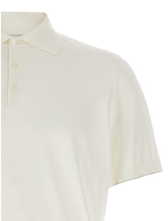 Stretch cotton polo shirt #