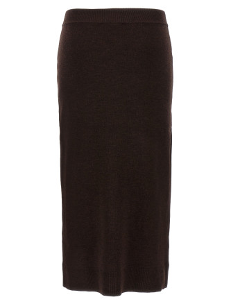 'bottoni' midi skirt #