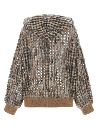 Свитер, кардиган BRUNELLO CUCINELLI 'Balloon Net Embroidery' (MGSR24306COE63) #