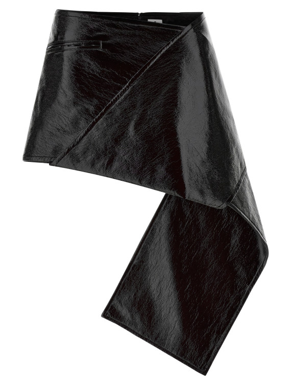'Fold Vinyl Mini' skirt #1