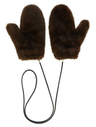 Перчатки LOU ANDREA Mittens with cord