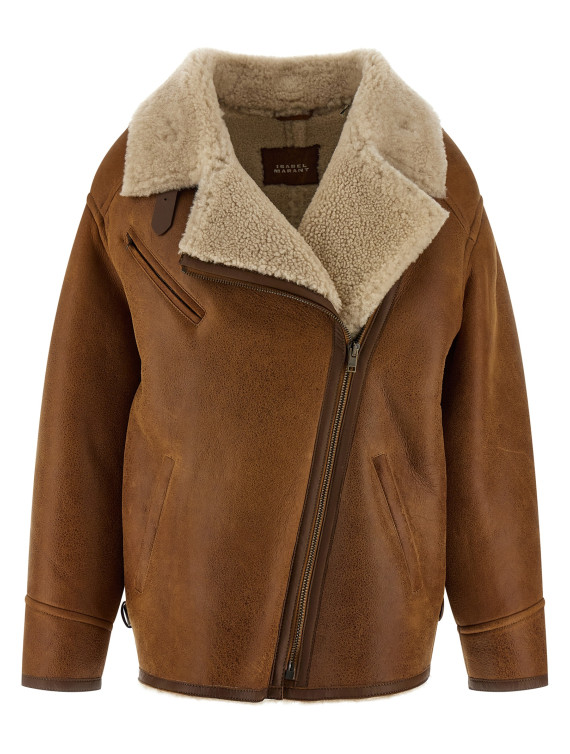 Кожаная куртка ISABEL MARANT 'Adelina' (MA0181FCC3A03I50CO) #1