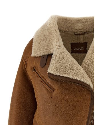 Кожаная куртка ISABEL MARANT 'Adelina' (MA0181FCC3A03I50CO) #