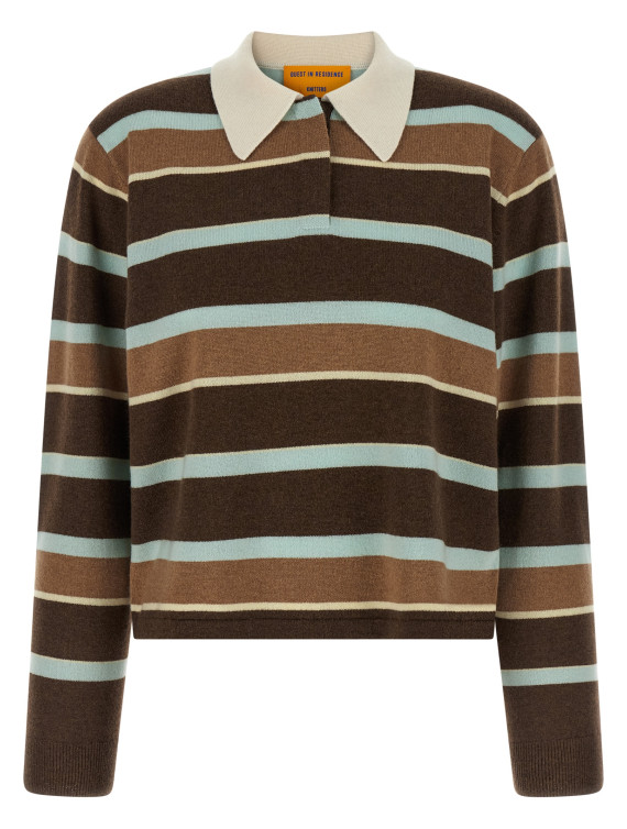 'Cropped stripe Rugby' sweater #1