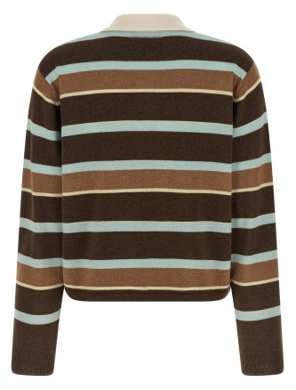 'Cropped stripe Rugby' sweater #