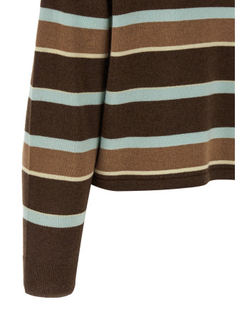'Cropped stripe Rugby' sweater #