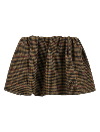 Houndstooth skirt