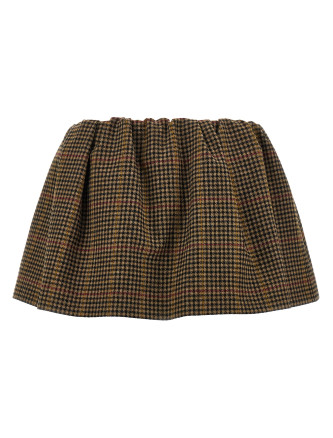 Houndstooth skirt #