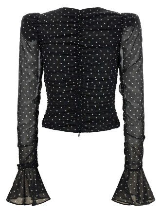 'Chiffon Ruched' blouse #