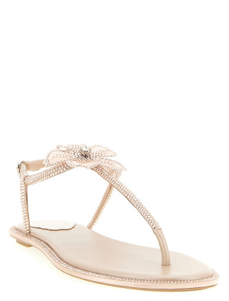 'Peach Flower' sandals #