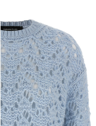 Openwork sweater #
