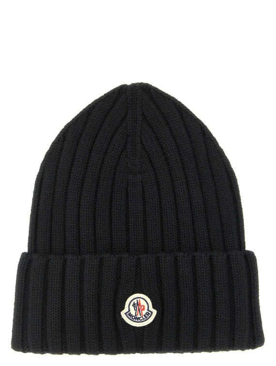 Шляпа MONCLER Logo patch beanie (L10933B00036A9327999) #1