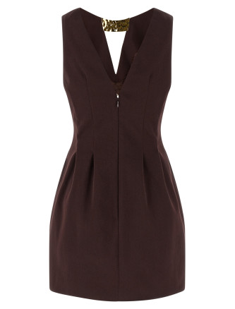 Metal plaque dress #