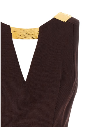 Metal plaque dress #