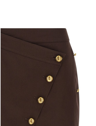 Jewel button skirt #