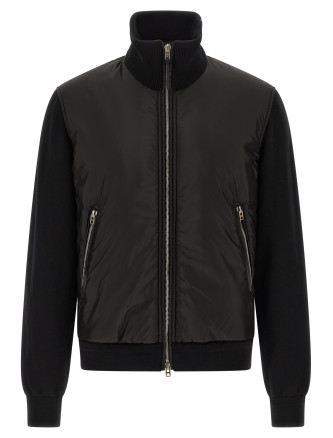 Merino wool bomber jacket