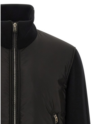 Merino wool bomber jacket #