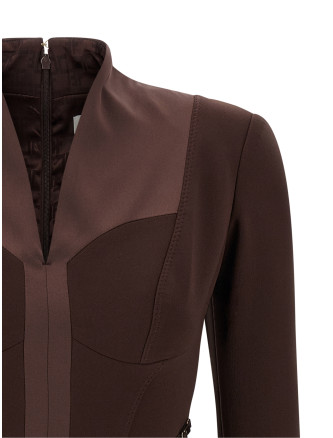 Logo dress with elastic bands #