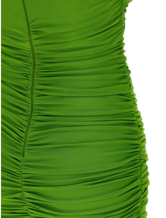 Heart-shaped neckline dress #