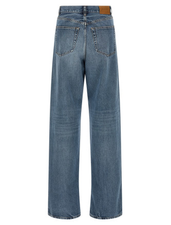 Джинсы SAINT LAURENT V-shaped waist jeans (834135Y28EA4093) #