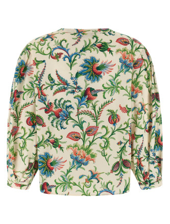 Floral cotton blouse #