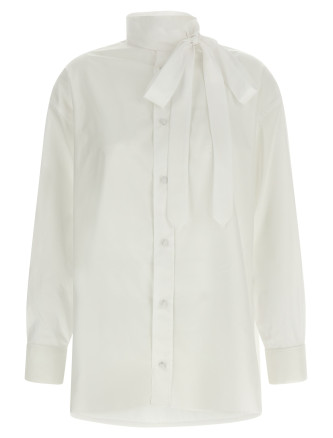 Lavallière collar shirt