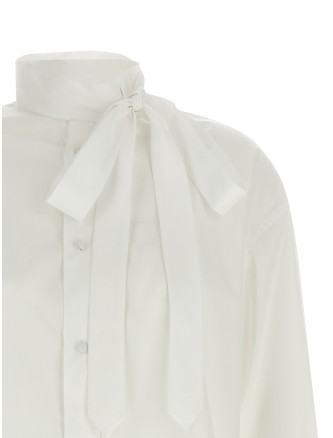 Lavallière collar shirt #
