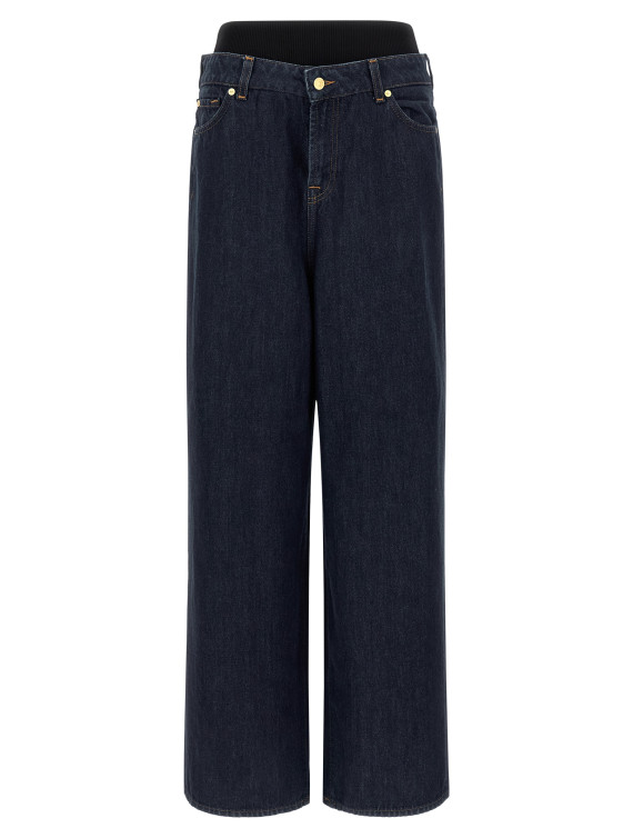 'Banded Slouchy Wide' jeans #1