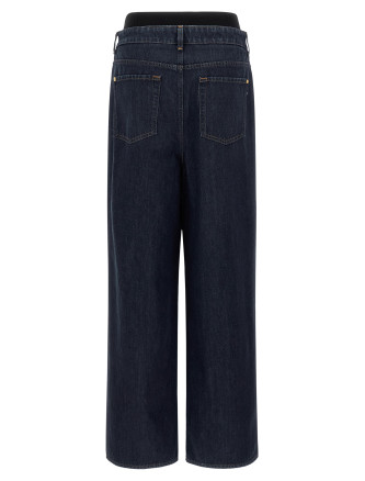 'Banded Slouchy Wide' jeans #