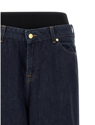 'Banded Slouchy Wide' jeans #