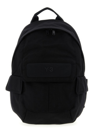 Small logo pocket backpack