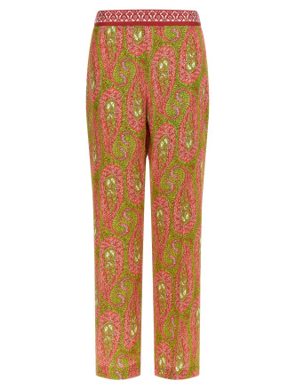'Paisley foliage' pants