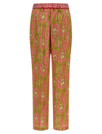 'Paisley foliage' pants #
