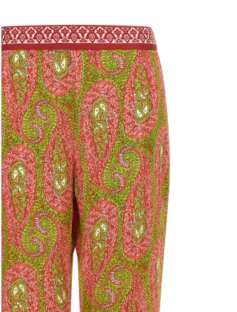 'Paisley foliage' pants #